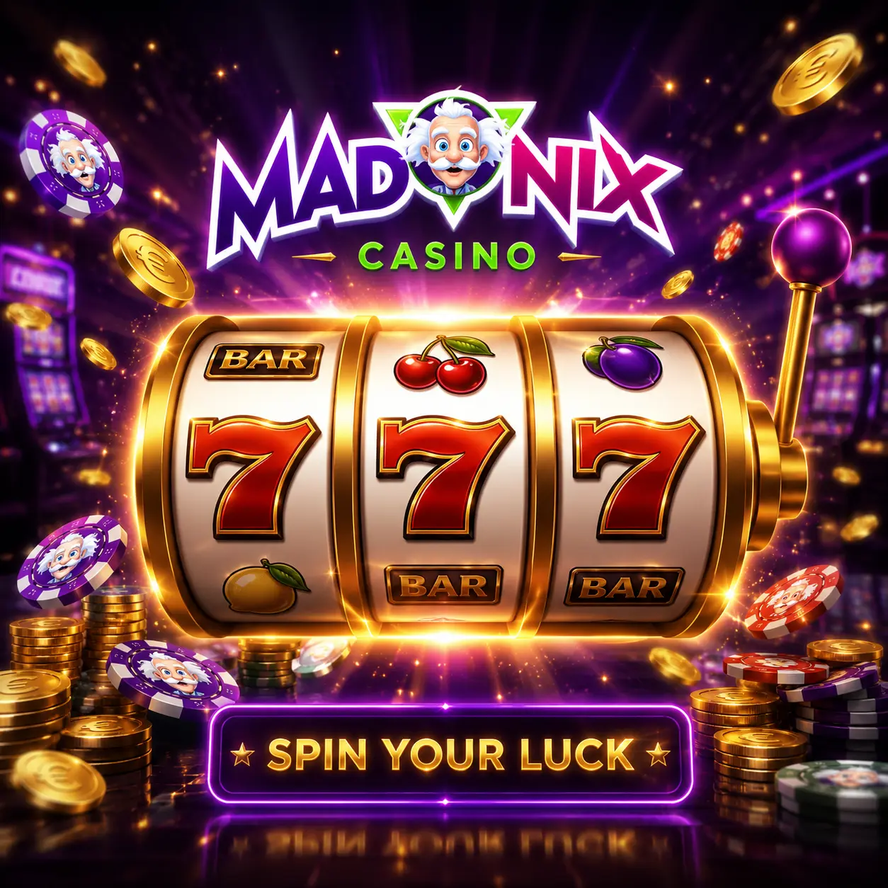 Machines à sous du casino Madnix